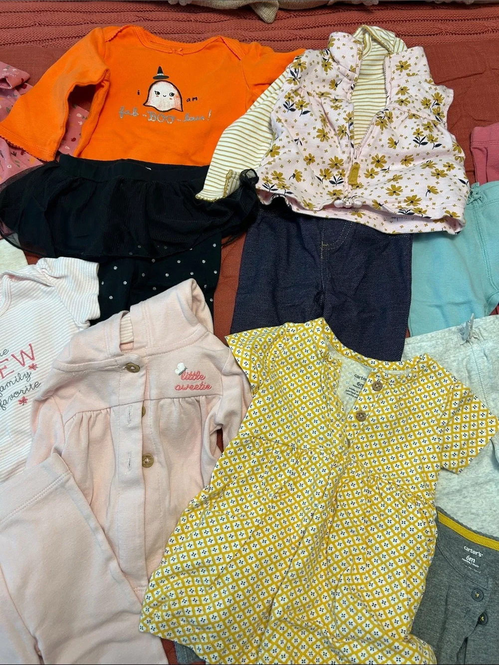 Baby Girl Mixed Clothing Lot - Pastels, Floral & Brights